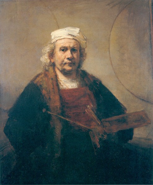 Rembrandt selfie 1665-9