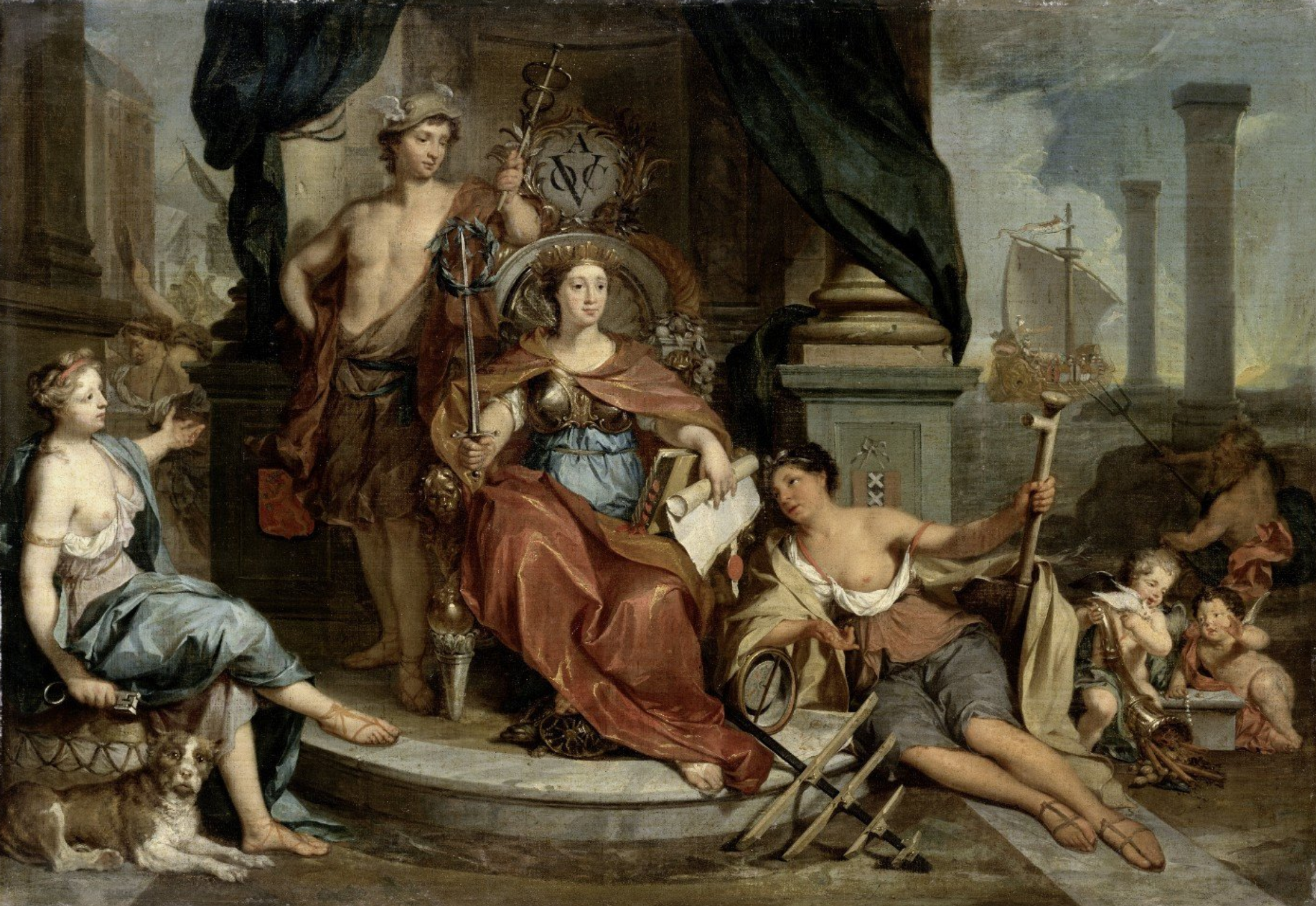 apotheosis of the voc Nicolaas Verkolje