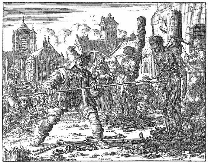 Mennoites executed by Catholics in Ghent 1554